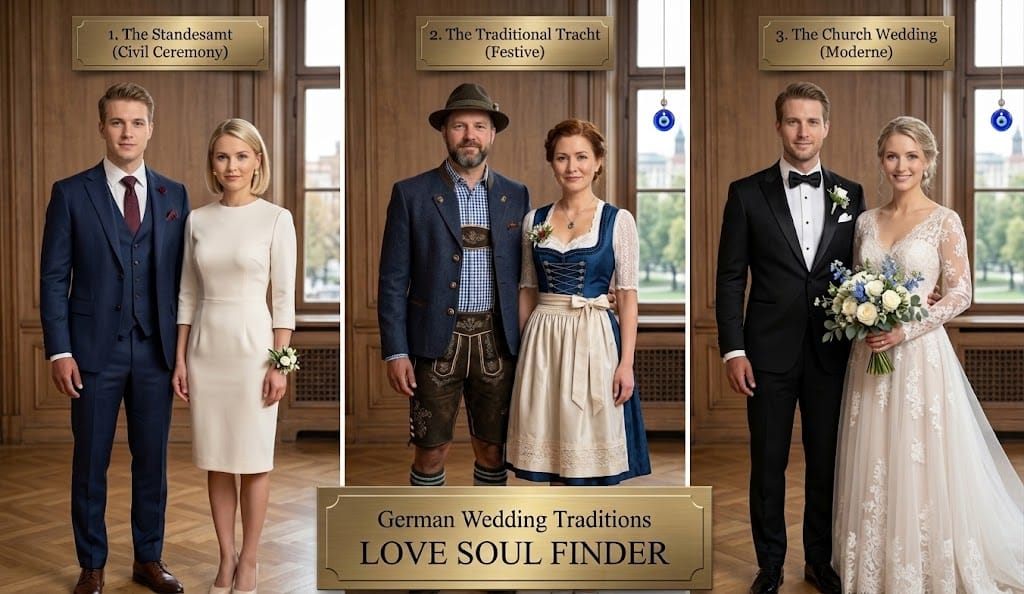 German Wedding Traditions Bride and Groom Wedding Clothes