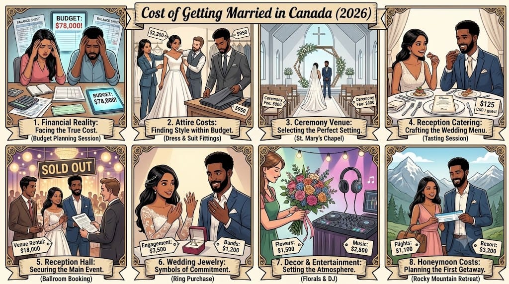 Cost of Getting Married in Canada