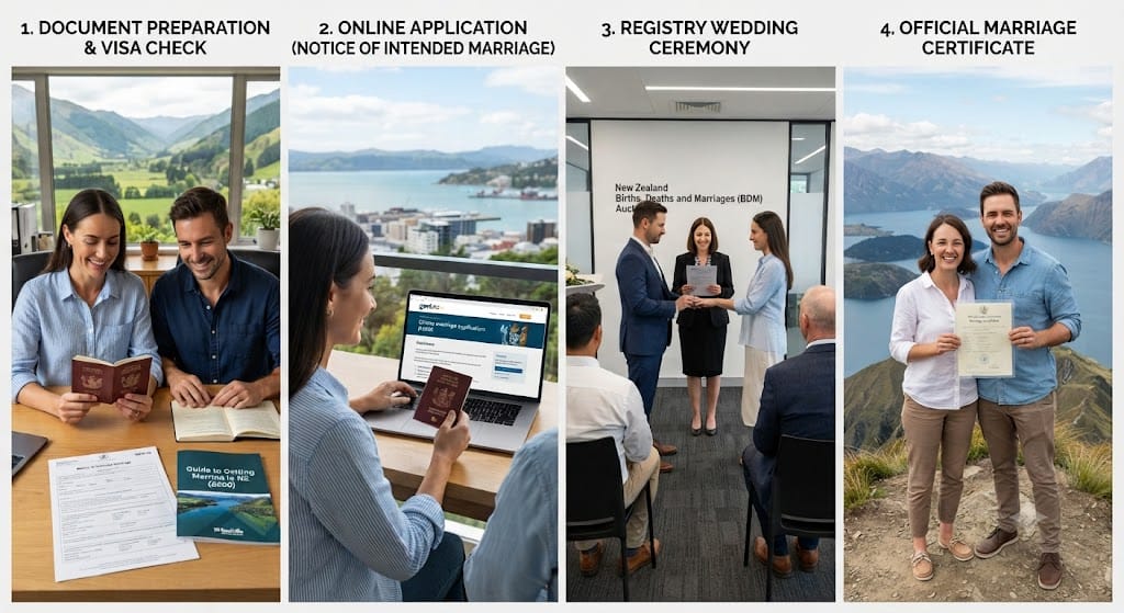 Getting Married in New Zealand (2026): Marriage Requirements, Documents, Visa & Legal Process