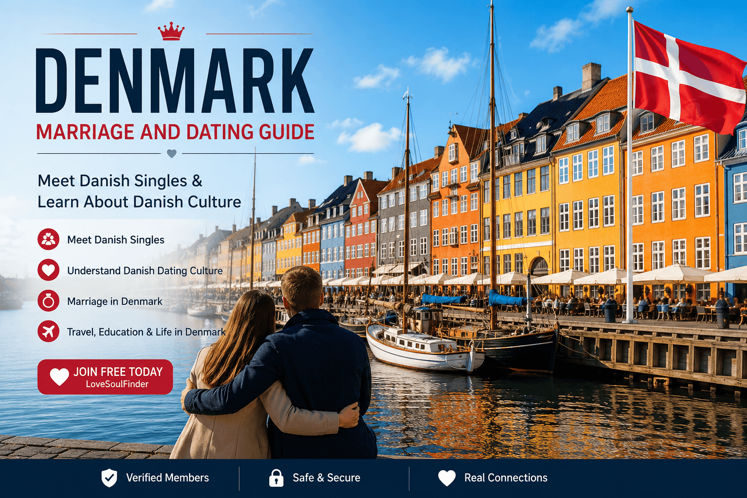 Explore Denmark's dating culture, marriage traditions, and meet Danish singles.